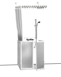 Zestaw kabiny prysznicowej ZESKB3  dla osób niepełnosprawnych