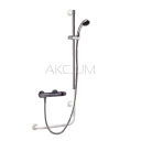 Uchwyt kątowy z mocowaniem prysznicowym  prawy 46cm x120cm