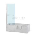 Wanna z drzwiami i parawanem uniwersalna 1700x750mm CALYPSO