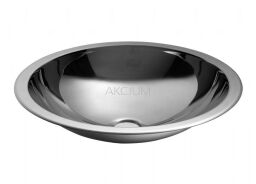 Nablatowa umywalka ze stali nierdzewnej 355 mm