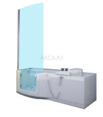 Wanna z drzwiami i opuszczanym siedziskiem 1685x700x574 INDIA