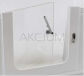 Wanna z drzwiami szklanymi umiejscowionymi centralnie PERFECT 1700x700mm - 2