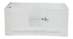 Wanna z drzwiami szklanymi umiejscowionymi centralnie PERFECT 1700x700mm