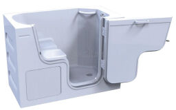 Wanna siedząca z drzwiami przystosowana dla osób na wózku inwalidzkim 1300x660 TRANQUALITY